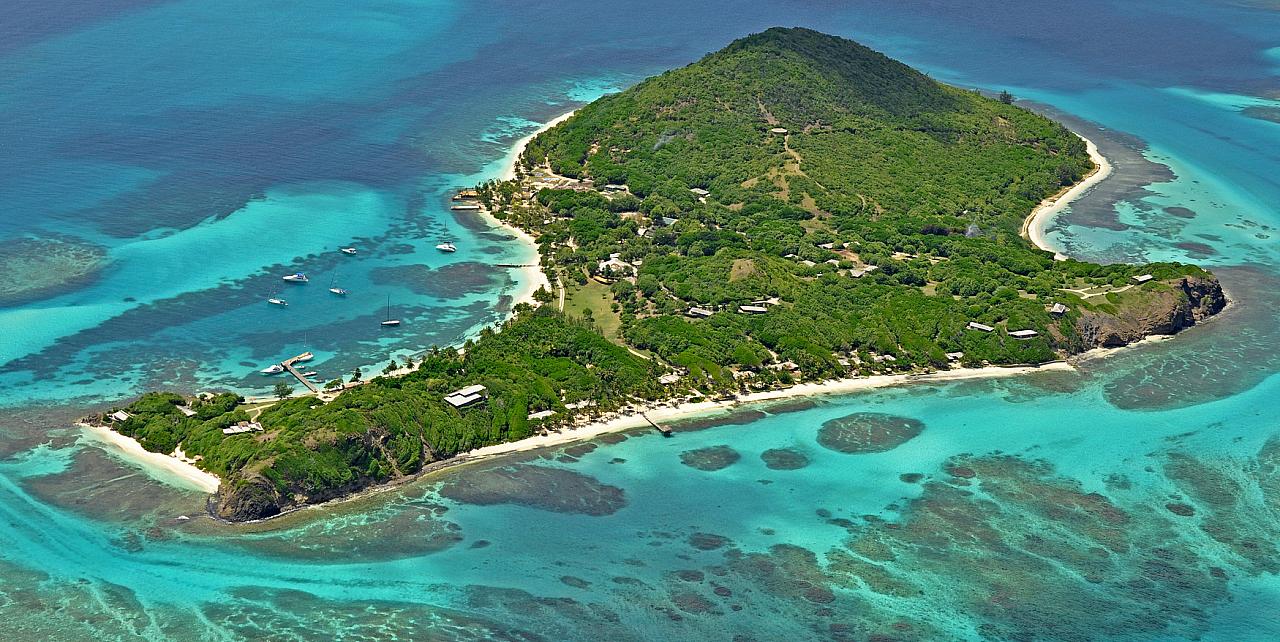 Petit St Vincent - Aerial View Petit St Vincent