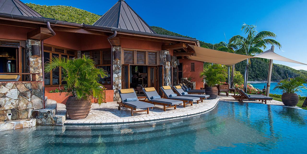 Baraka Point Estate Virgin Gorda - 6 bedroom ocean front suites 